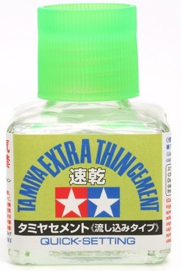Tamiya Extra Thin Cement Quick Setting (40ml Bottle)